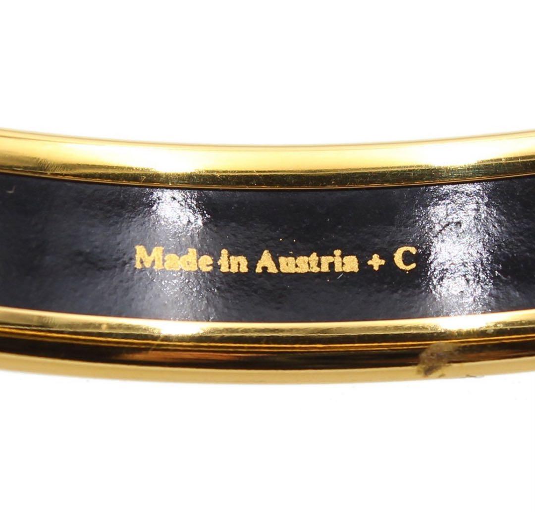 H2887 美品 エルメス エマイユPM 七宝焼き バングル ブレスレット