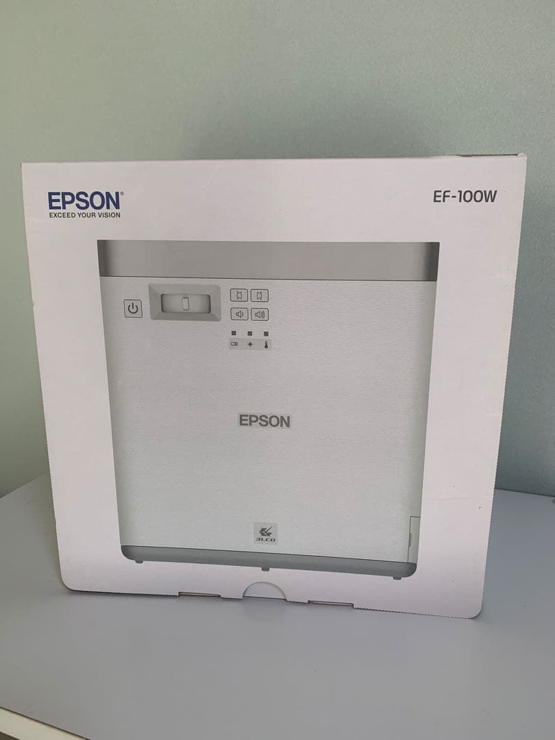 【ランプ使用時間 0H】EPSON ホーム プロジェクター EF-100W