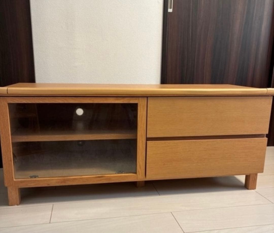無印良品 テレビボード テレビ台 110cm 奥行40cm 廃盤品