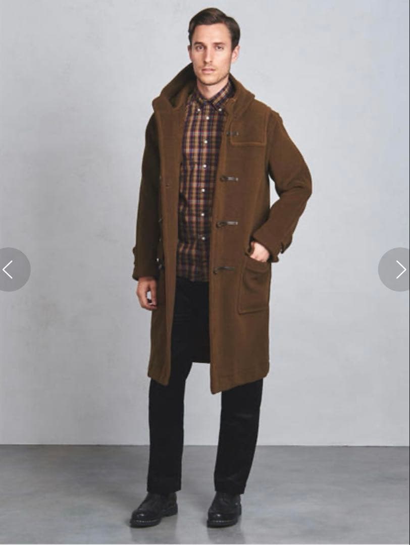 【ドルフィンです】INVERTERE コート　38 　MALLALIEUS