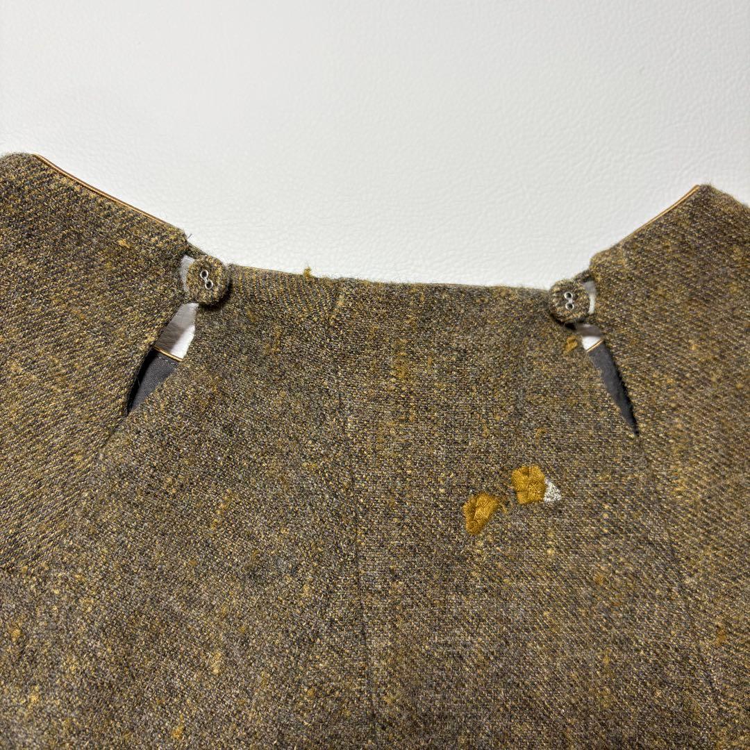 mina perhonenミナペルホネンpebble刺繍 シルクヤクワンピース