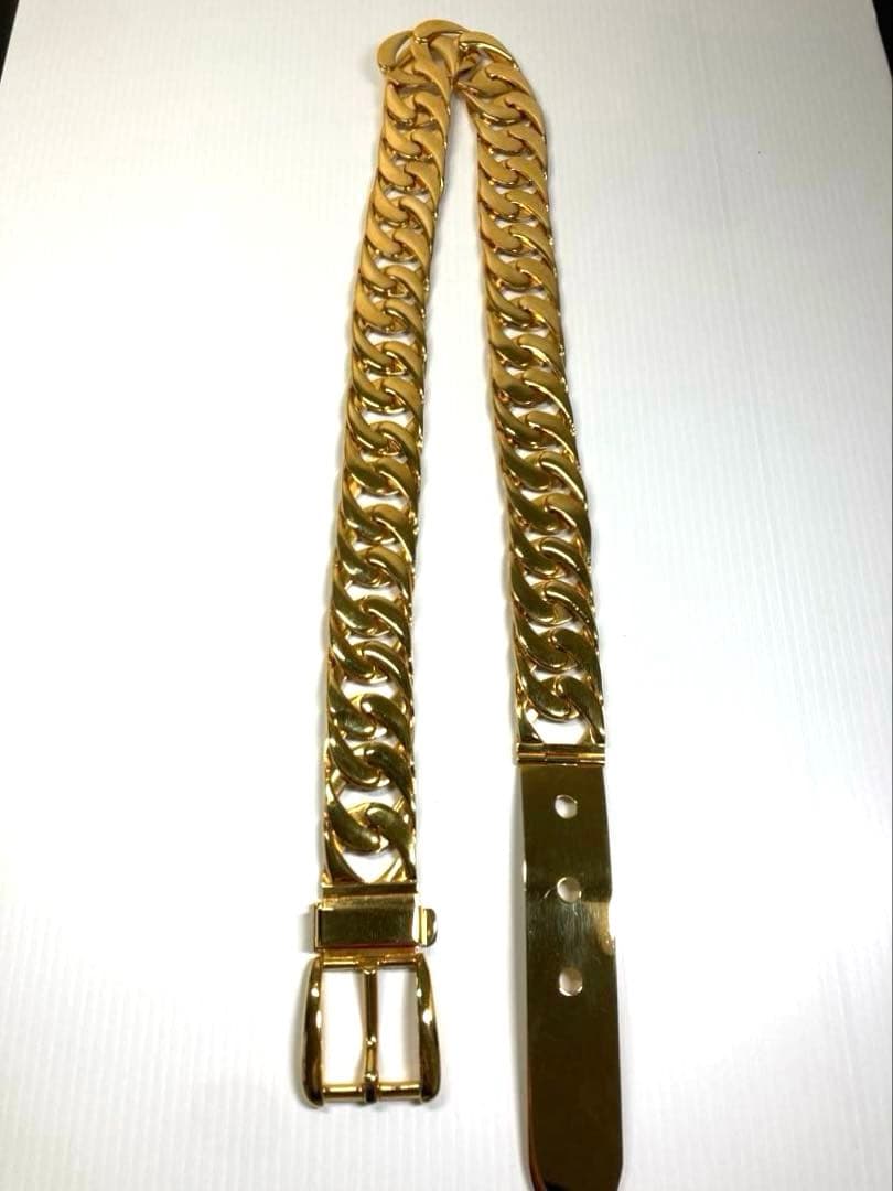 美品　GUCCI グッチ　チェーンベルト　ゴールドカラー