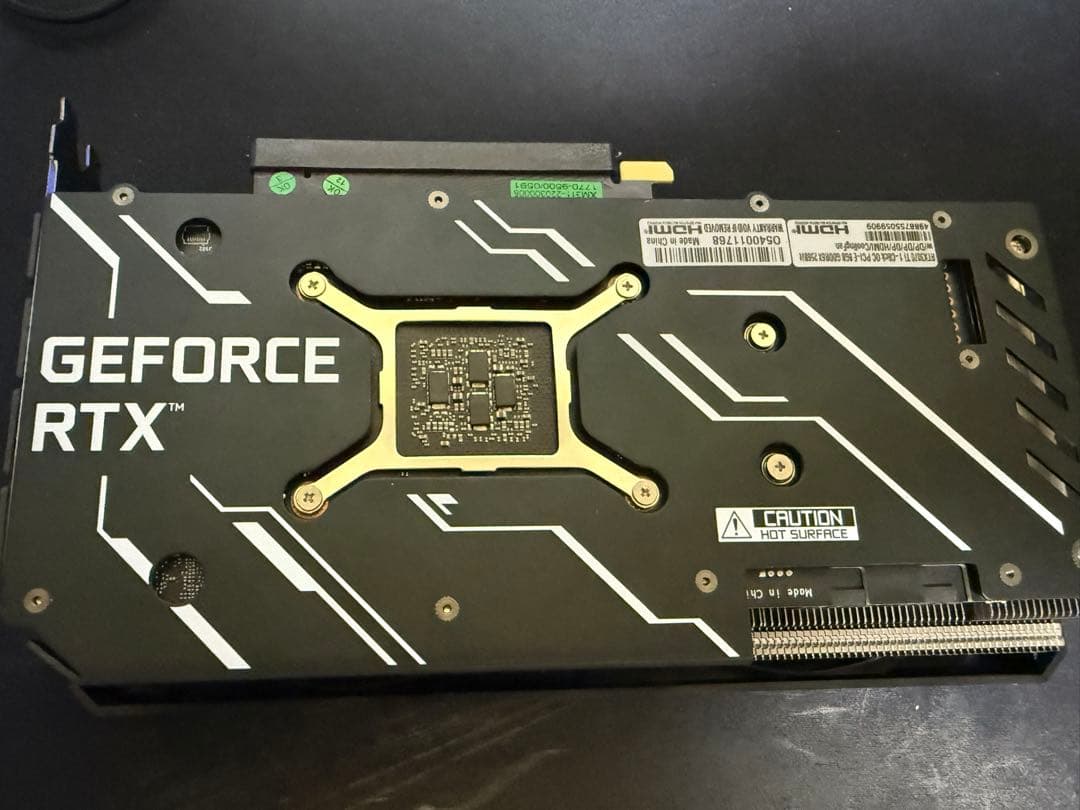 グラフィックボード・グラボ・ビデオカード GALAKURO GEFORCE RTX3070Ti