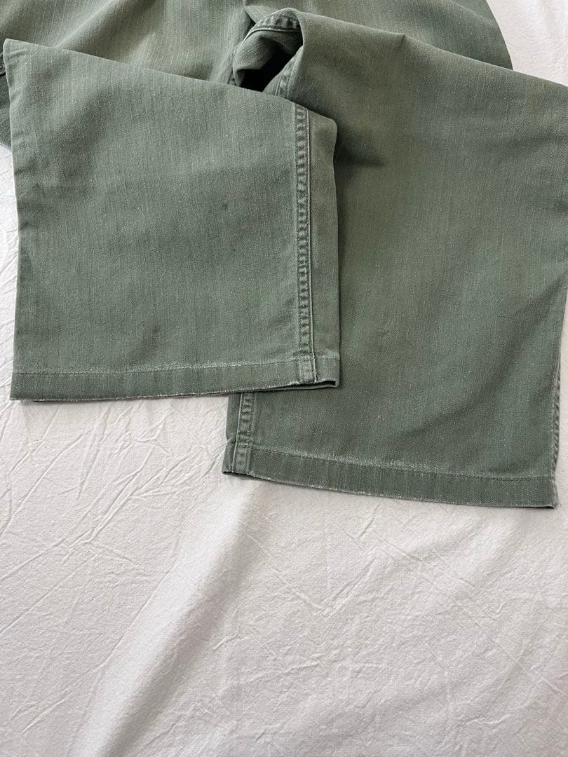 40s 50s us army HBT ベイカーパンツ　ユーティリティパンツ