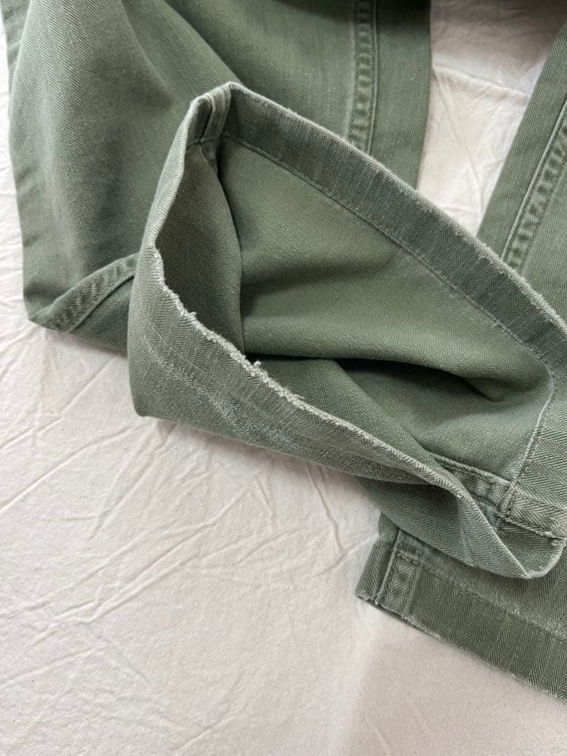 40s 50s us army HBT ベイカーパンツ　ユーティリティパンツ