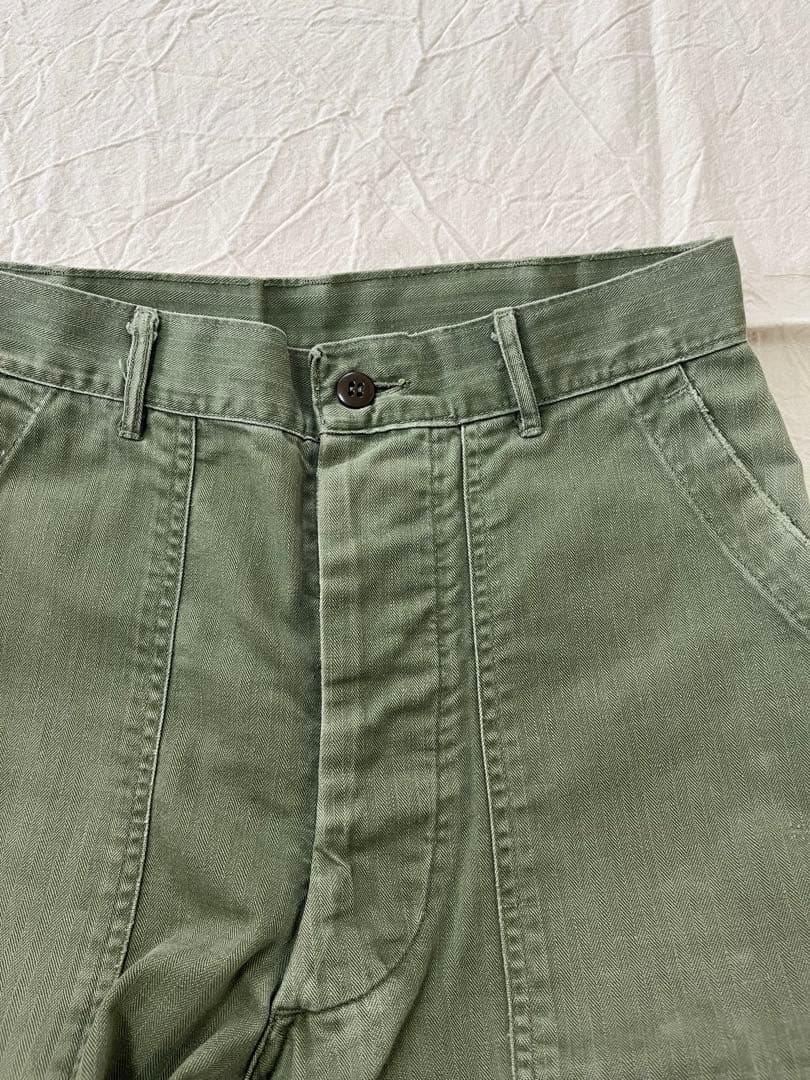 40s 50s us army HBT ベイカーパンツ　ユーティリティパンツ