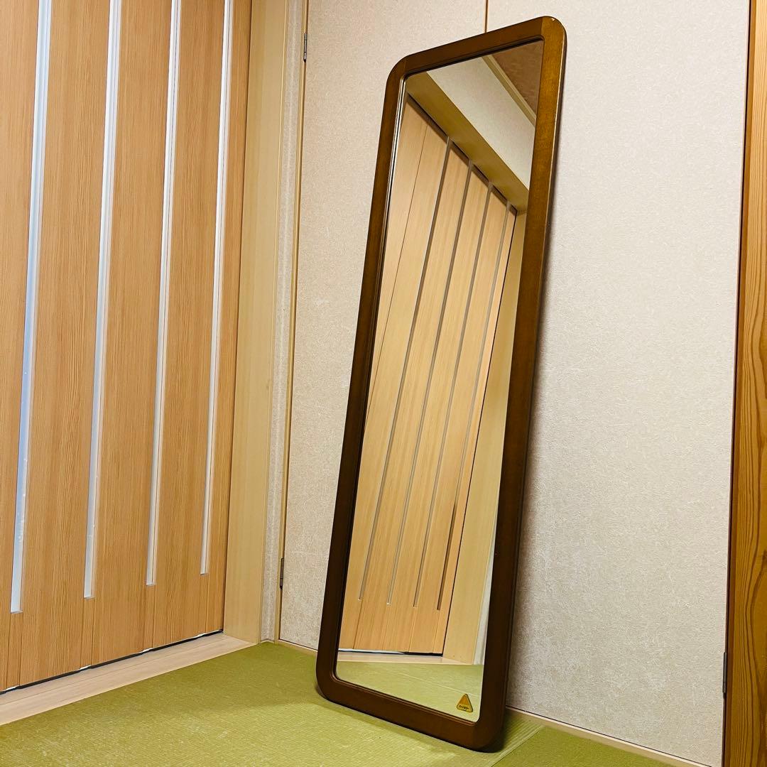 アンティーク　全身鏡　スタンドミラー　ヴィンテージ