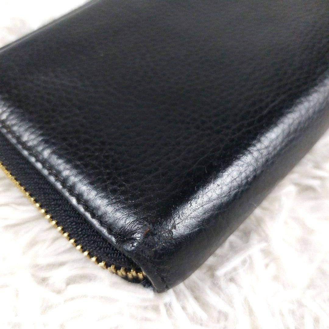 美品 ヴィヴィアンウエストウッド ビッグオーブ エンボス シボ革 レザー 長財布