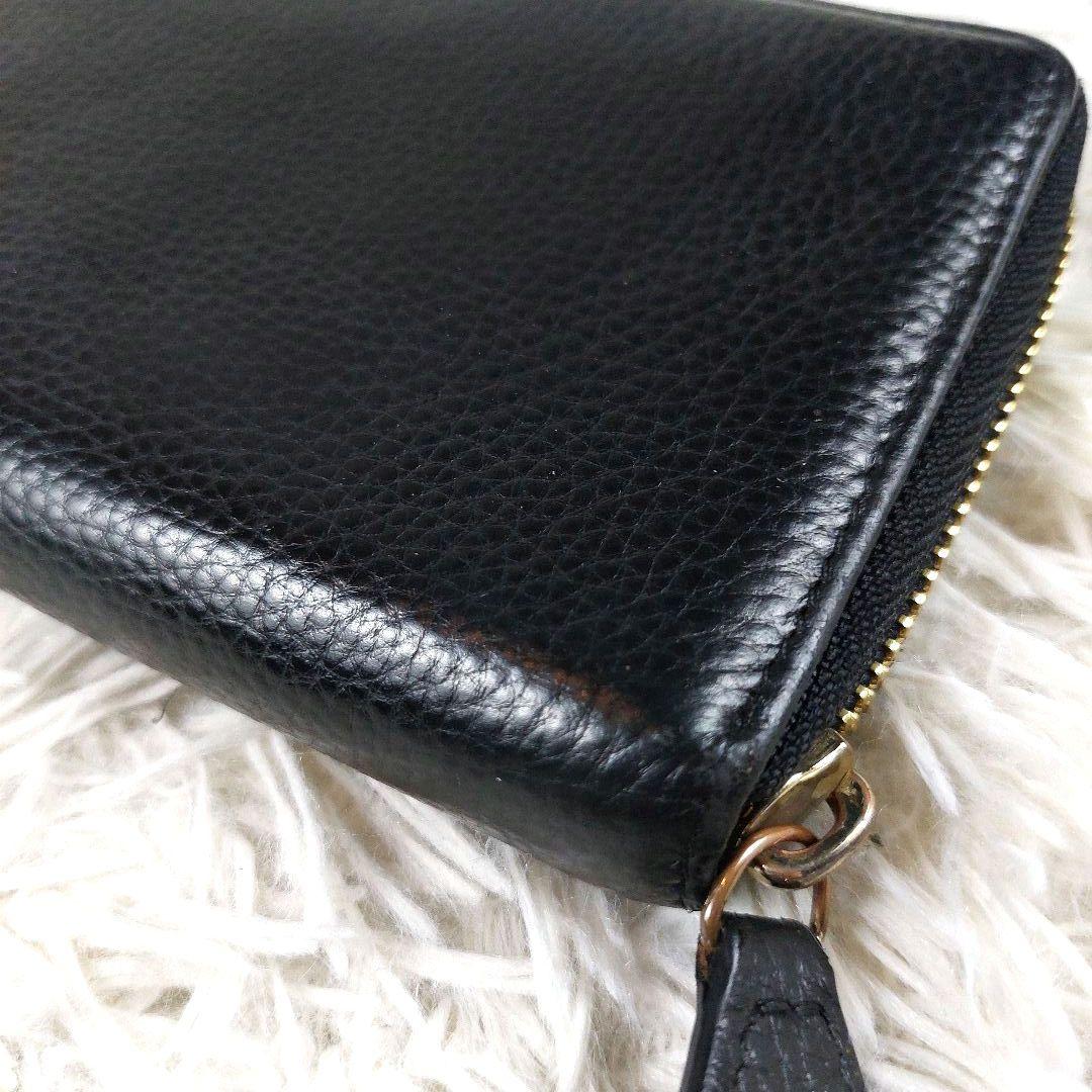 美品 ヴィヴィアンウエストウッド ビッグオーブ エンボス シボ革 レザー 長財布