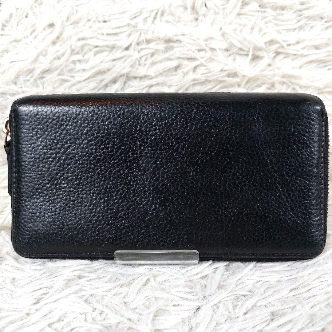 美品 ヴィヴィアンウエストウッド ビッグオーブ エンボス シボ革 レザー 長財布