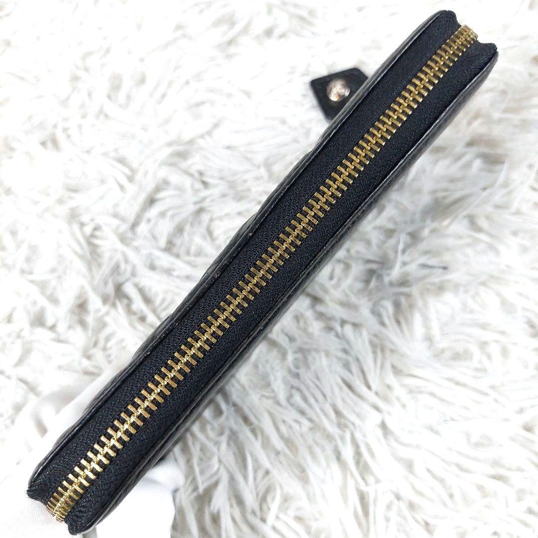 美品 ヴィヴィアンウエストウッド ビッグオーブ エンボス シボ革 レザー 長財布