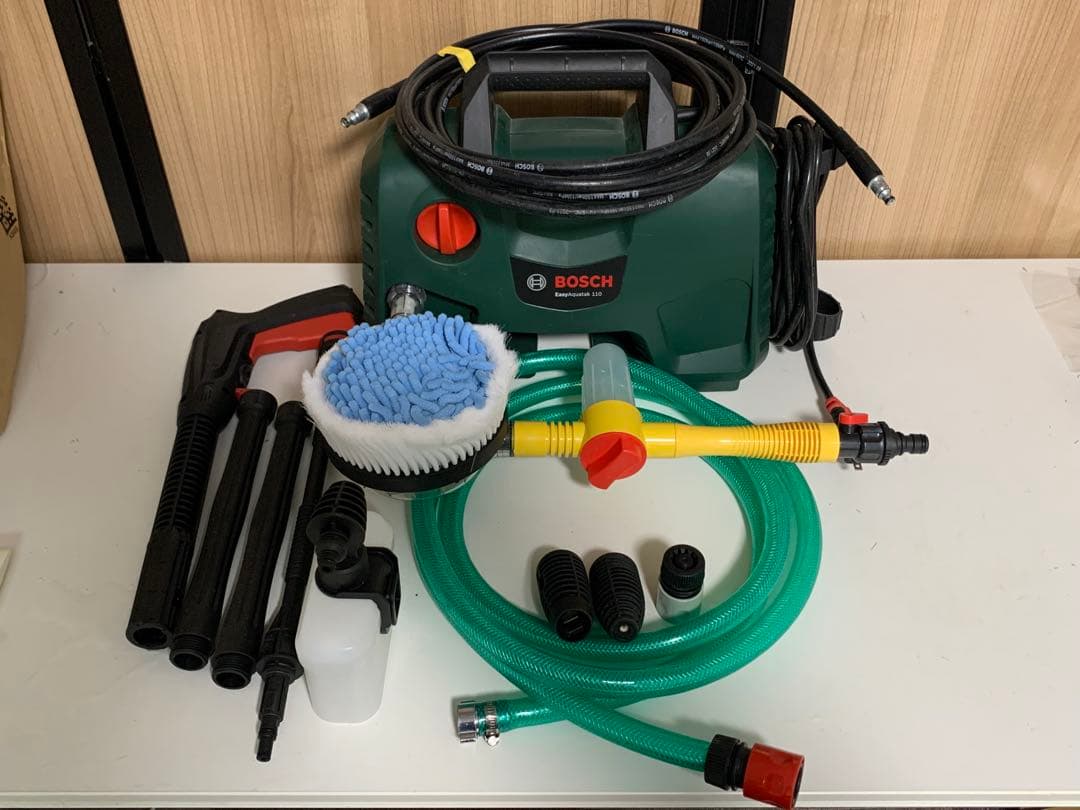 BOSCH ボッシュ EA110 高圧洗浄機　回転洗車ブラシ付き