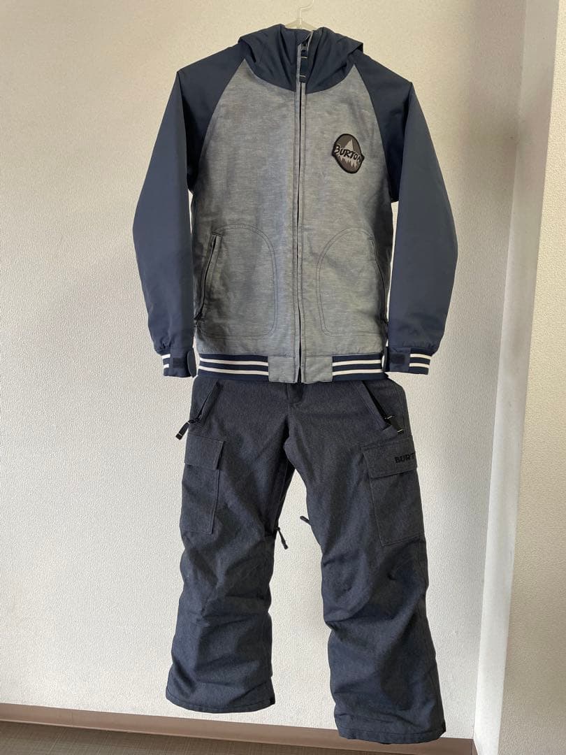 Burton 子ども用スノーボードウェア上下セットSサイズ