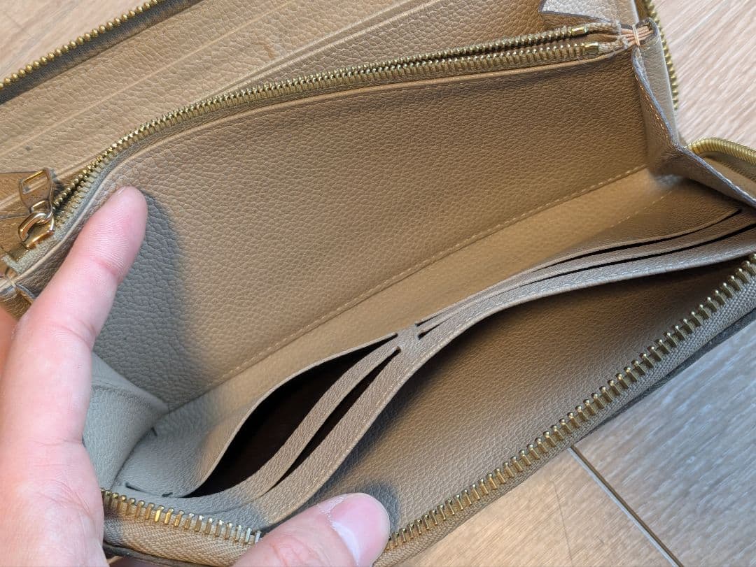 ルイヴィトン モノグラム ジッピーウォレット アンプラント M69034