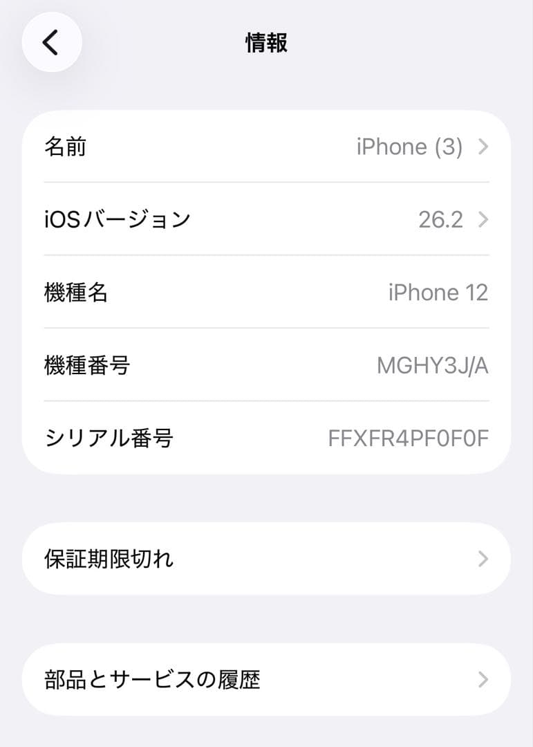Apple iPhone 12 ミントグリーン 本体 ジャンク品