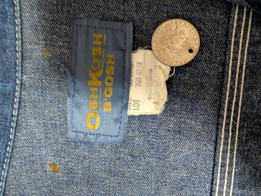 70s oshkosh　デニムワークジャケット　ヴィンテージ usa製