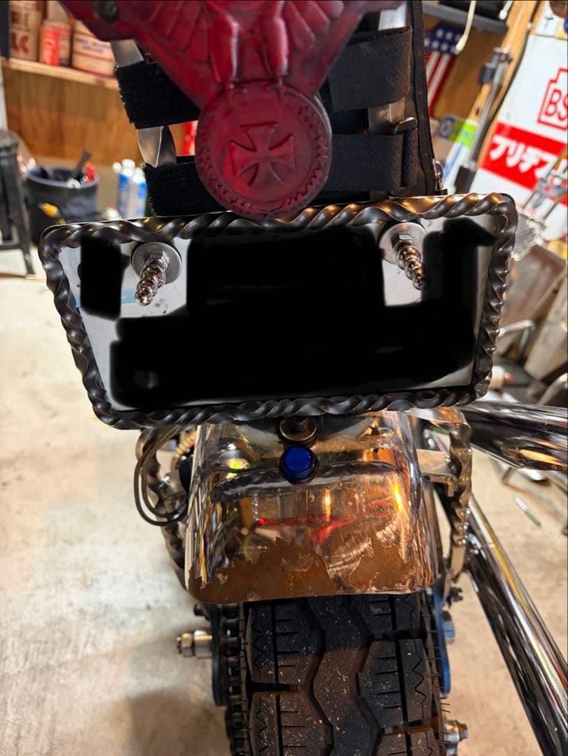 ツイストナンバーフレーム ハーレー チョッパー chopper 70s内寸法用