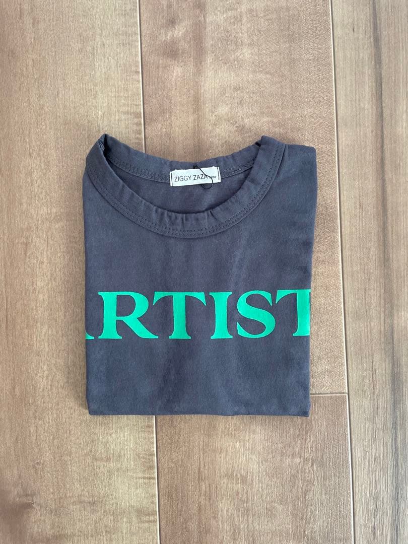 トップス ziggy zaza artist tee bright green bebe