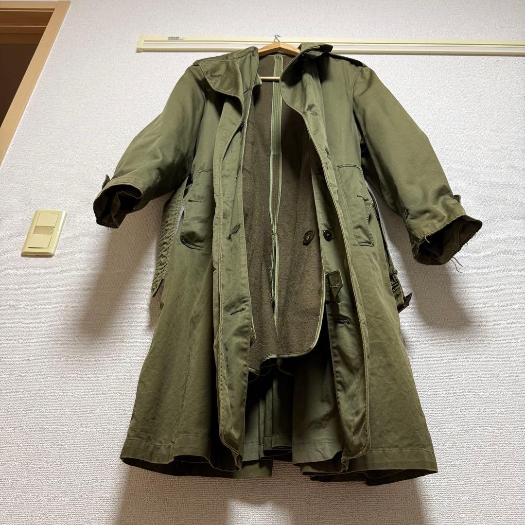 50s 米軍実物 M-1950 オーバーコート ライナー付　トレンチコート
