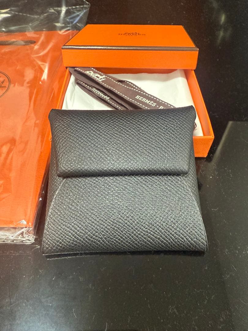 ［新品・未使用品］HERMES バスティア 人気色黒色 エプソン W刻印