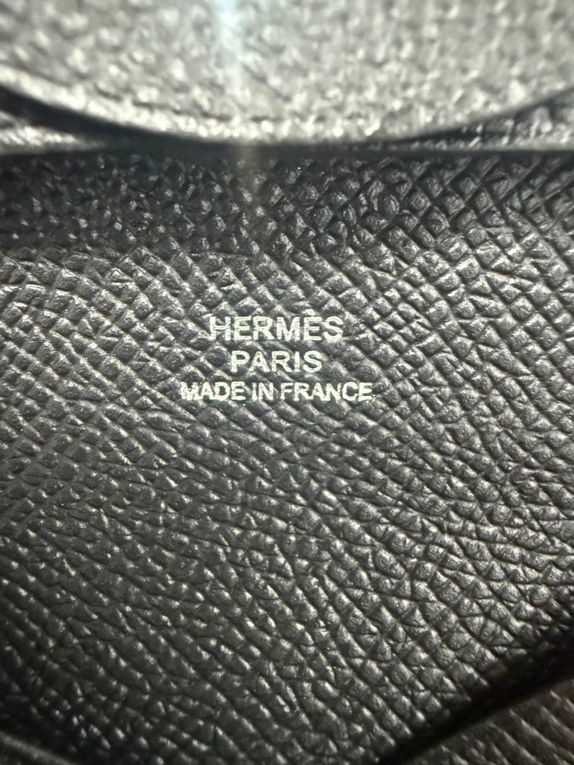 ［新品・未使用品］HERMES バスティア 人気色黒色 エプソン W刻印