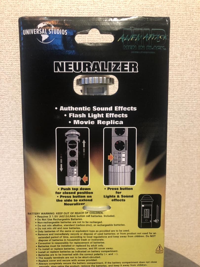 メインブラック ニューラライザー 音と光の効果付き ムービーレプリカ