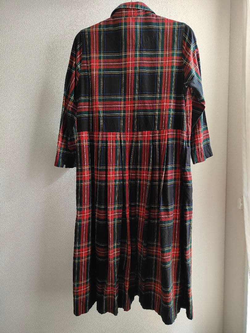 bonponサニークラウズ チェック柄 ワンピースMP