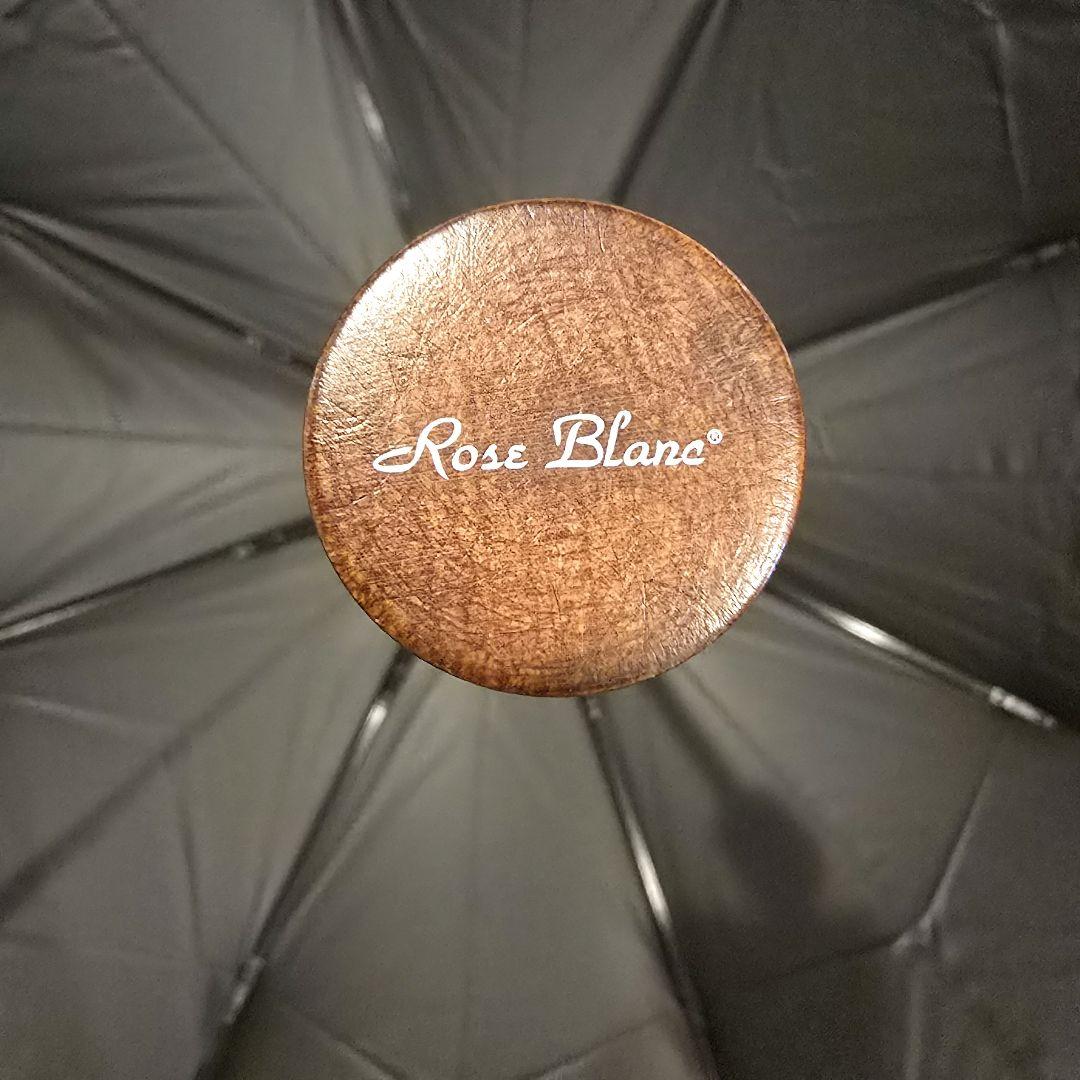 美品 芦屋ロサブラン 100% 完全遮光 晴雨兼用 ラージ 折りたたみ傘 遮熱