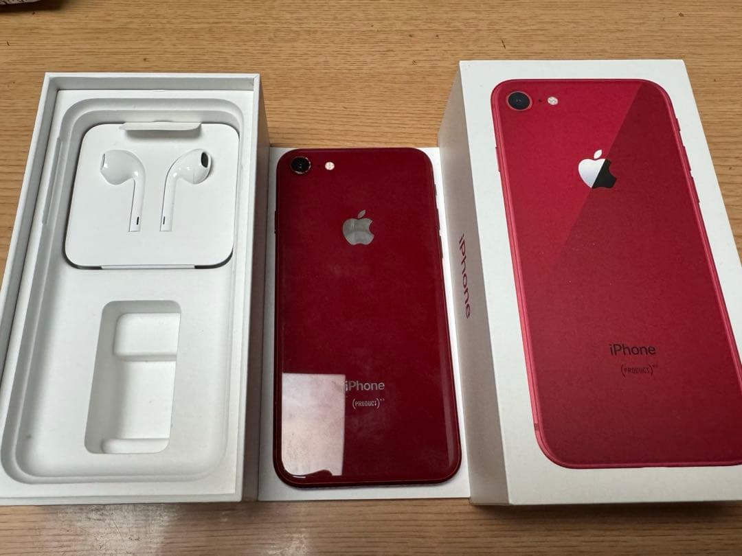 iPhone (PRODUCT)RED 本体64GB SIMフリー新品イヤホン付