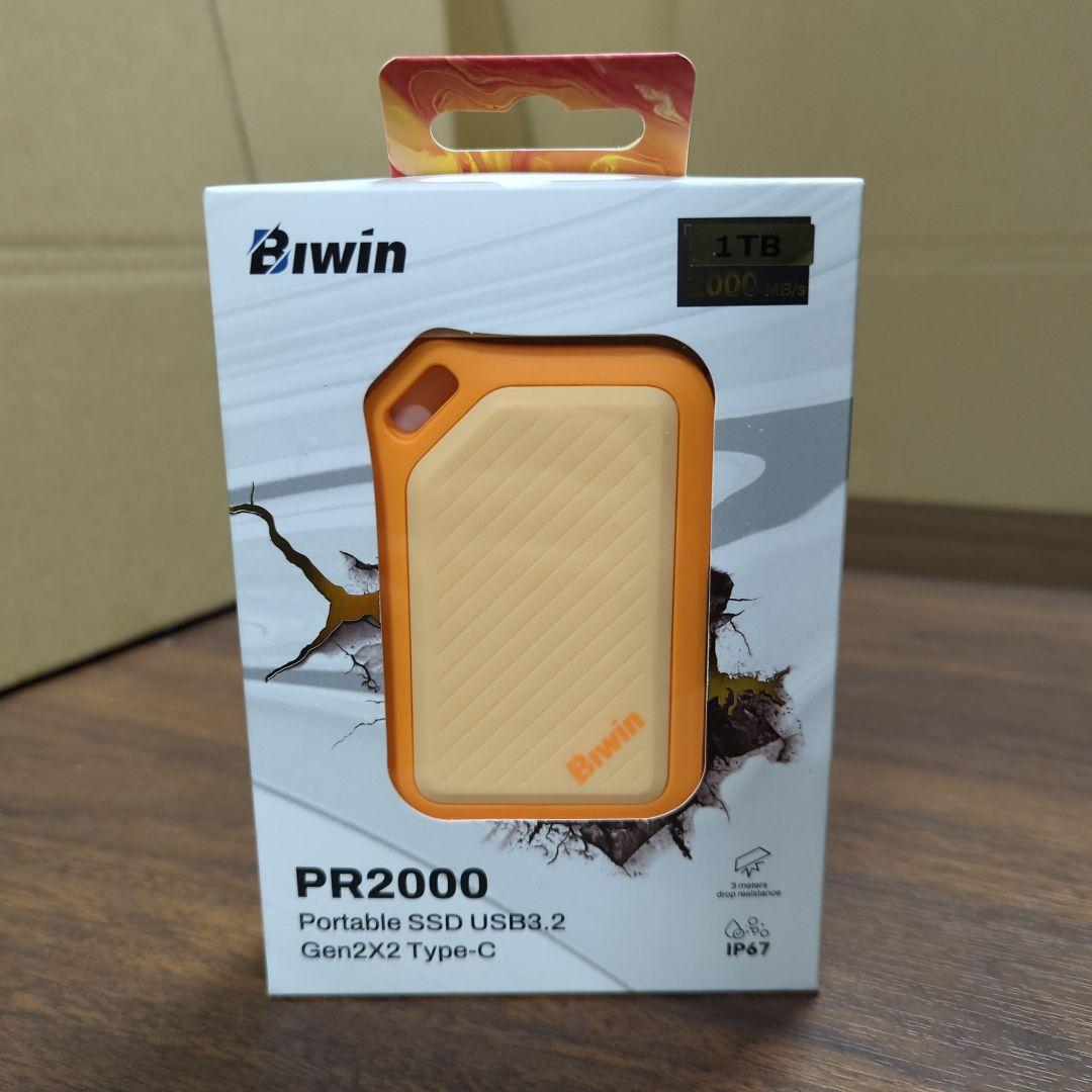 Biwin 外付けSSD 1TB PR2000 新品