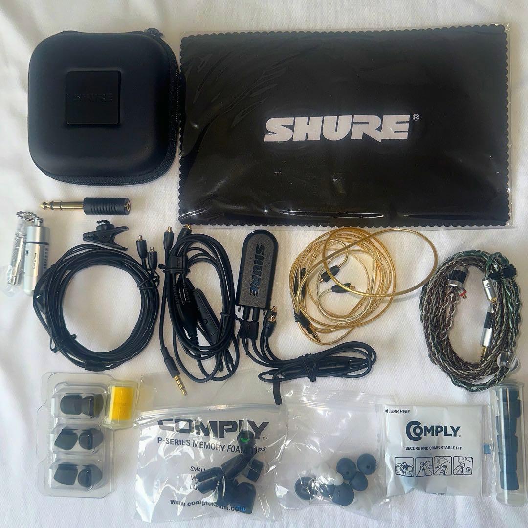 SHURE SE846 グラファイトシルバー　第２世代　付属品多数付き