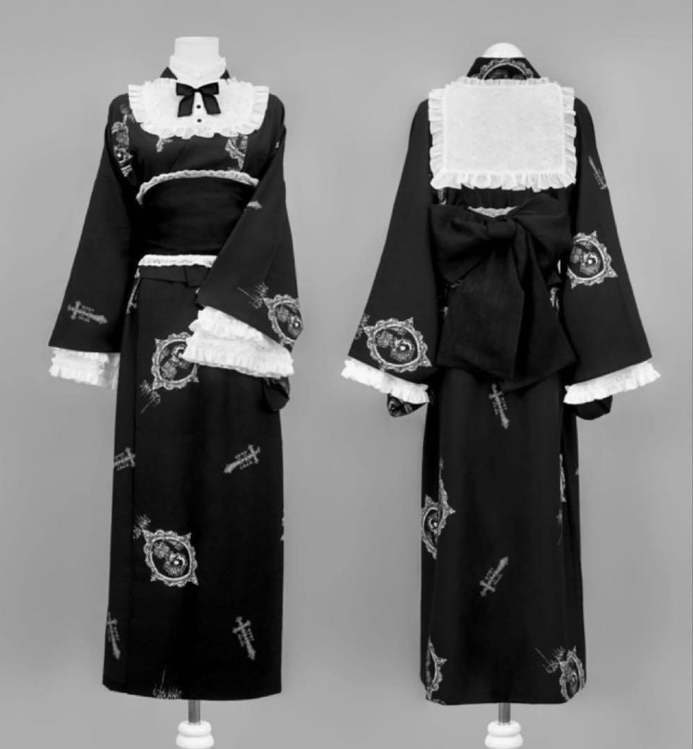 DimMoire【ディムモアール】夢骸の童話 浴衣セット/Black