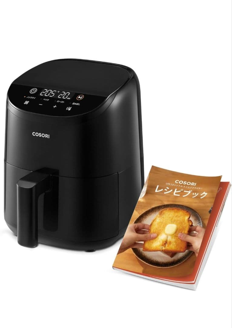 COSORI ノンフライヤー 2L 一人用 エアフライヤー オイル97%カット