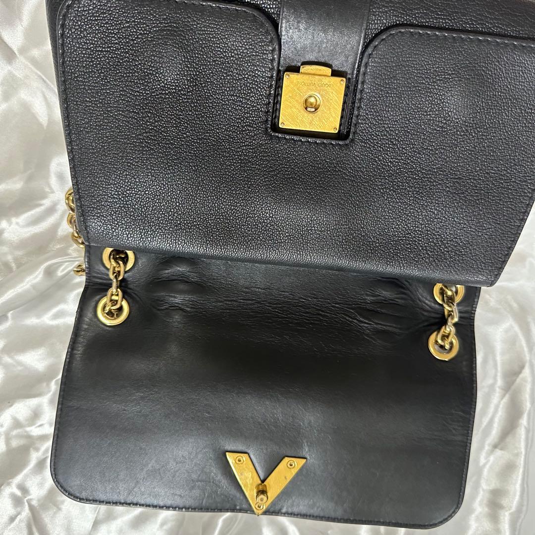 ルイヴィトン ヴェリー チェーンバッグ ショルダー3WAY 肩掛けノワール LV