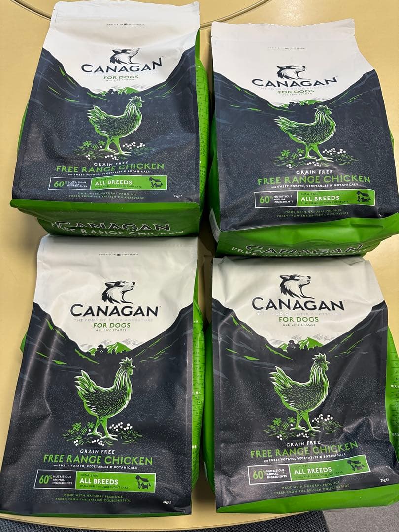 CANAGAN フリーランチキン ドッグフード2kg 4袋