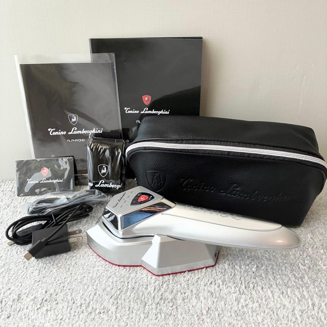 【匿名配送】使用数回！ランボルギーニ美顔器 ALPHA ONE アルファワン