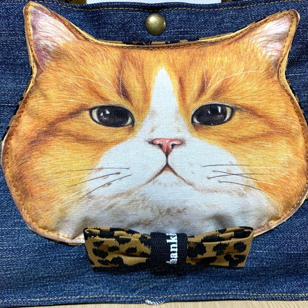 ゆ*ら様 コヤンイサムチョン　ハンドメイド　デニム　フリル　トートバッグ