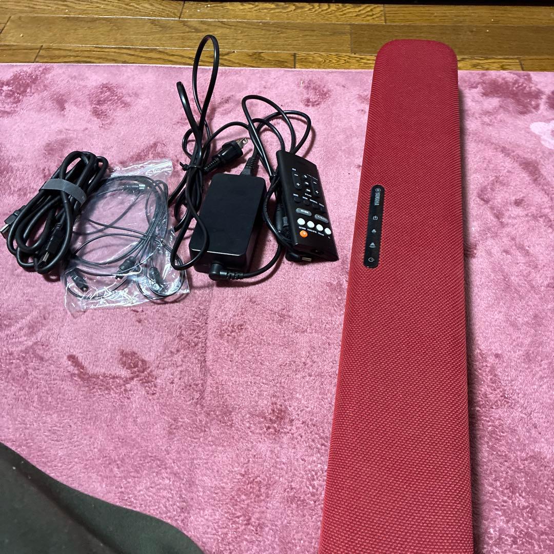 や*ち様 赤 サウンドバー スピーカー 本体