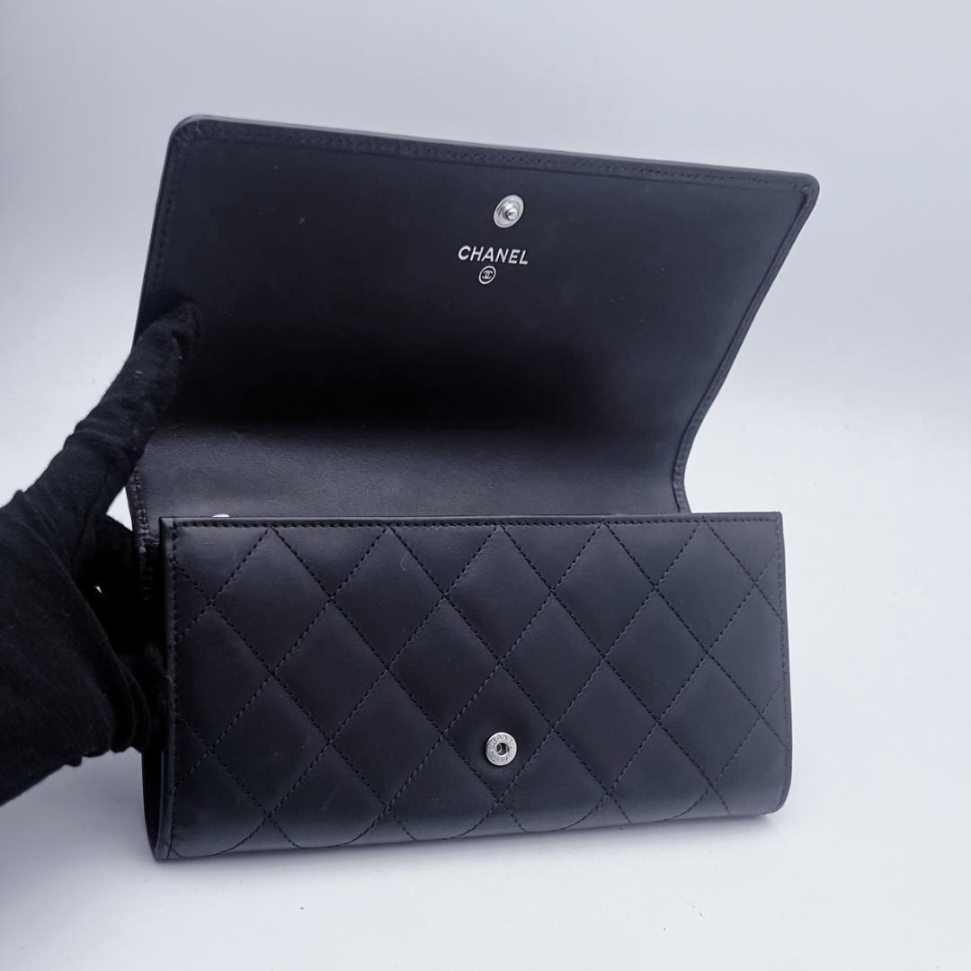 即決フォロー割！シャネル カンボンライン マトラッセ 財布正規保証2824.