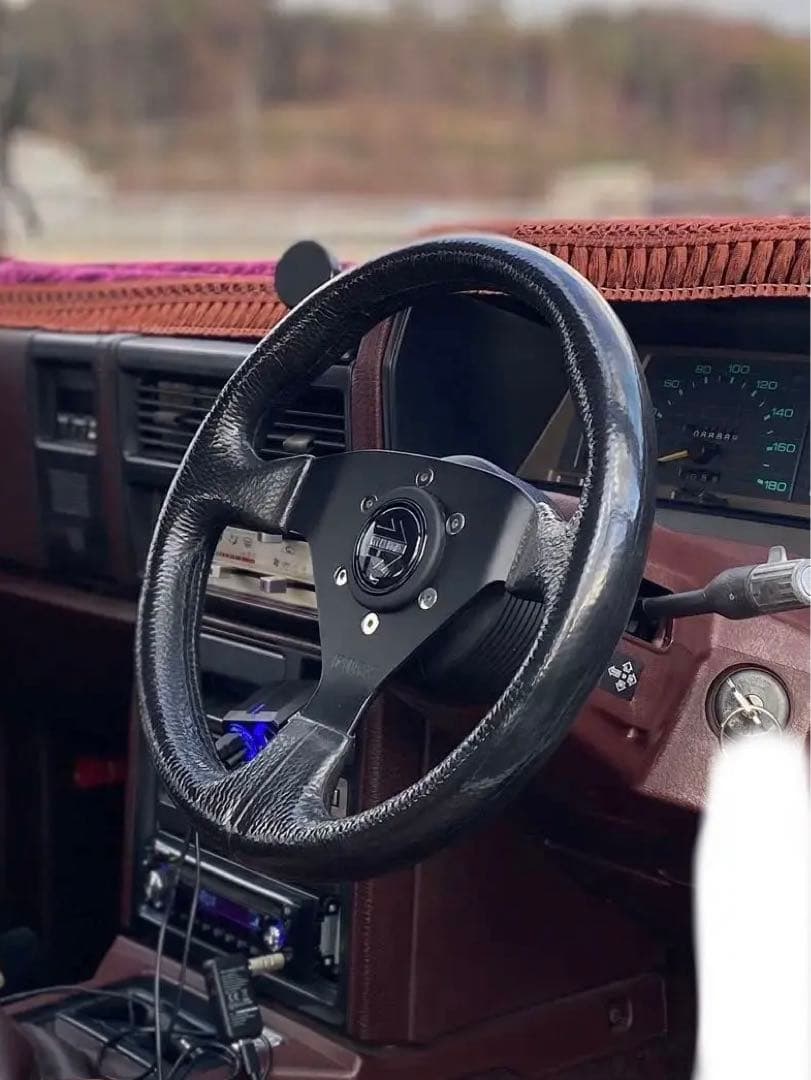 ステアリング PURE 30パイ 小径　当時物　希少　美品