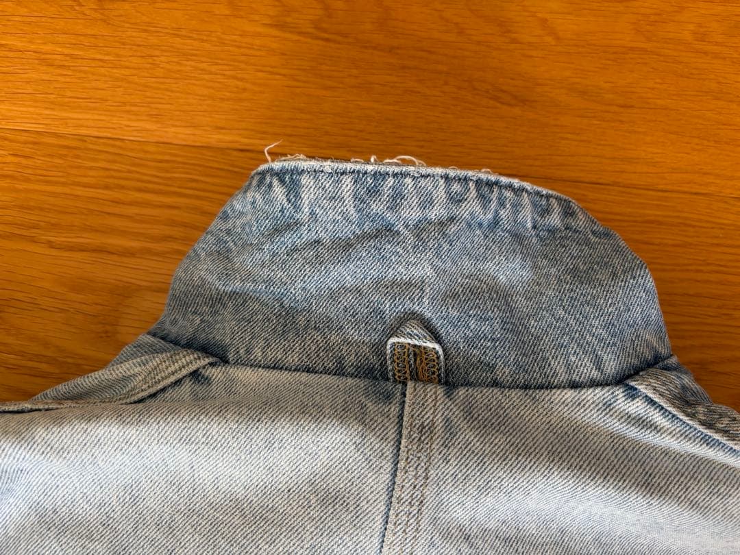 80s 90s Carhartt ミシガンチョアジャケット　デニム　フェード