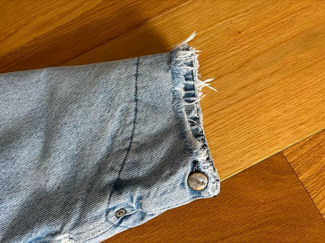 80s 90s Carhartt ミシガンチョアジャケット　デニム　フェード