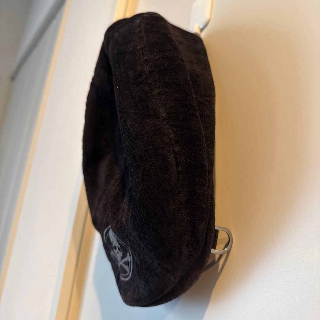 mastermind JAPAN 黒ニット帽 スカルロゴ刺繍