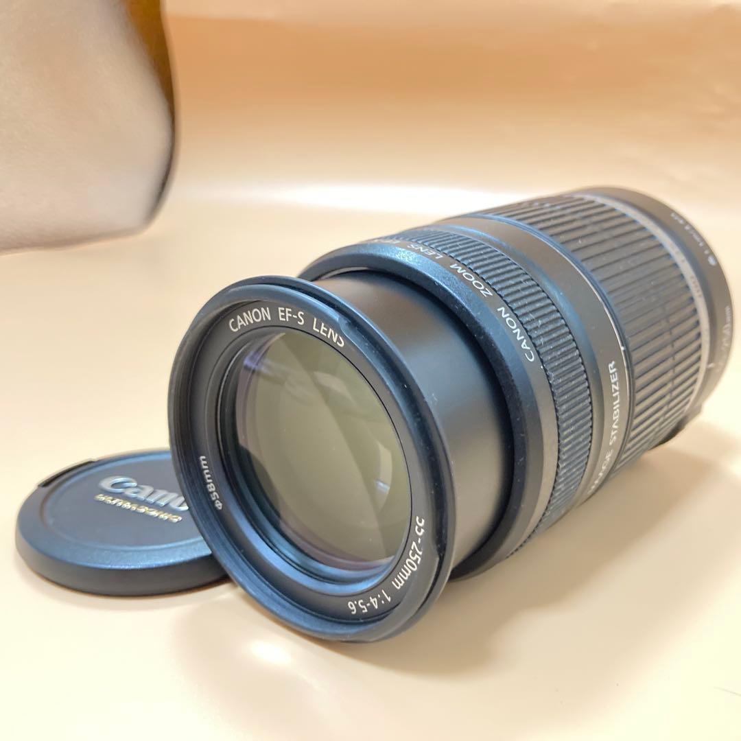 ◻︎ズームレンズ◻︎ Canon EF-S 55-250mm F4-5.6 IS
