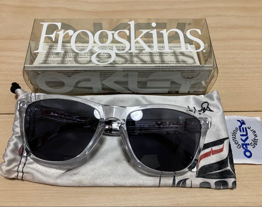 Oakley Frogskins サングラス クリアフレーム