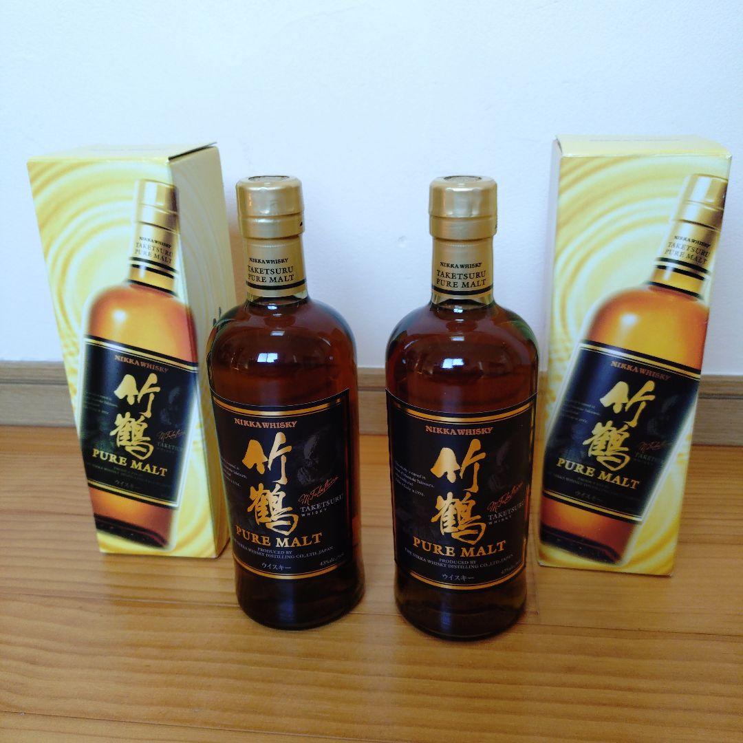 ニッカウイスキー ピュアモルト 黒ラベル 2本セット