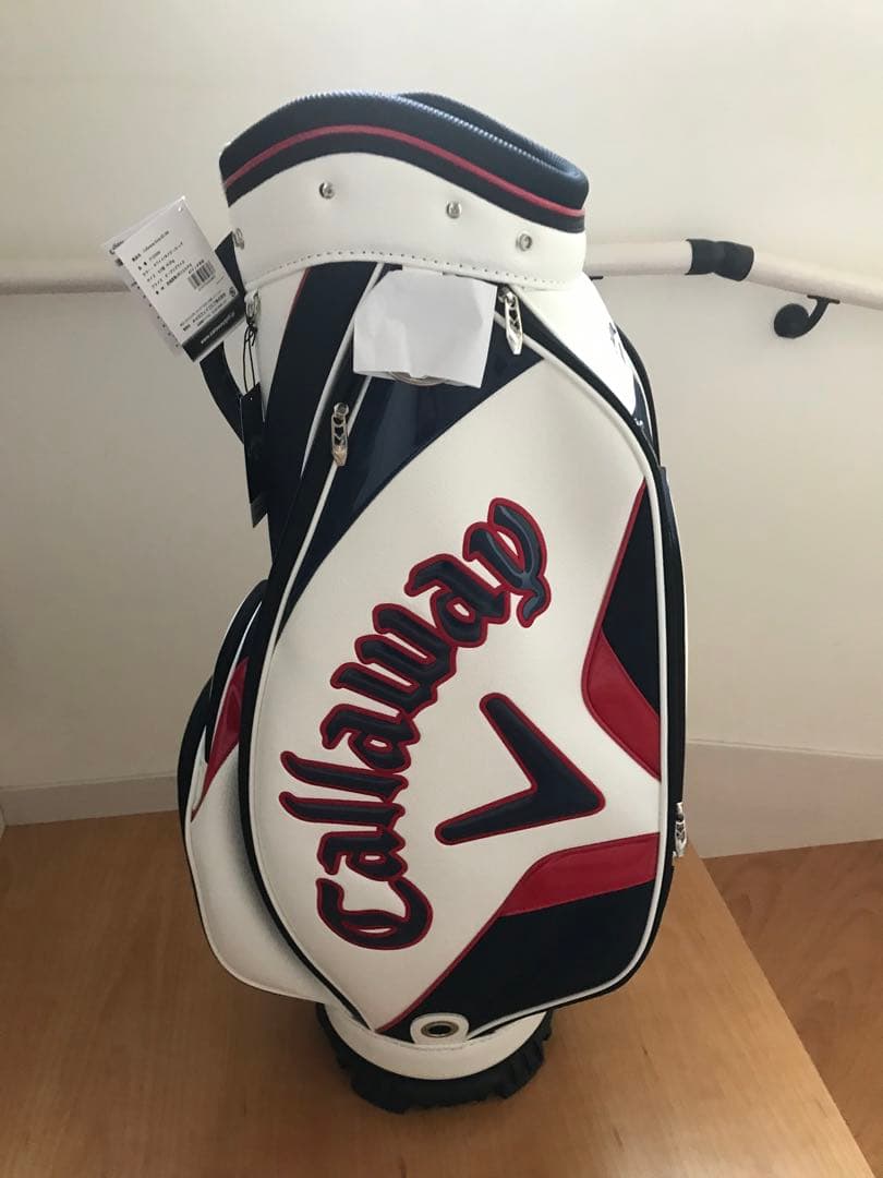 Callaway キャディバッグ ホワイト/ネイビー/レッド　Exia25JM