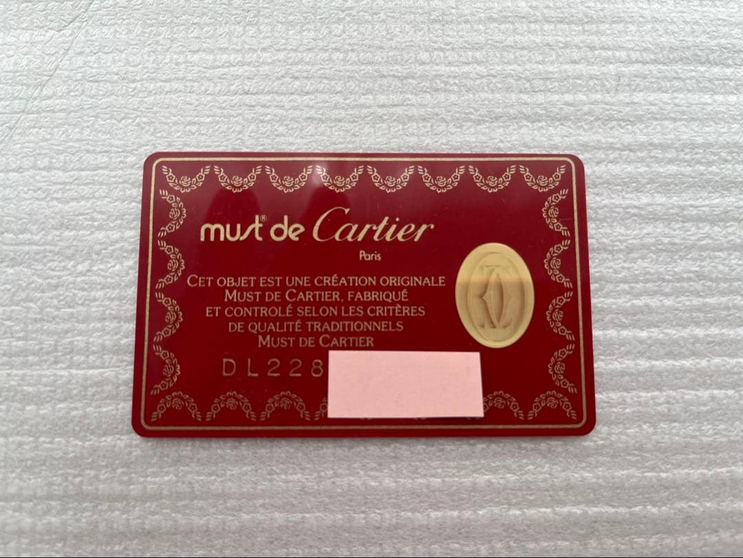 Cartier ケース 未使用 元箱、ギャランティカード有り