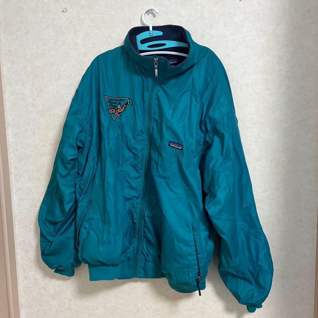パタゴニアターコイズ ナイロンボンバージャケット