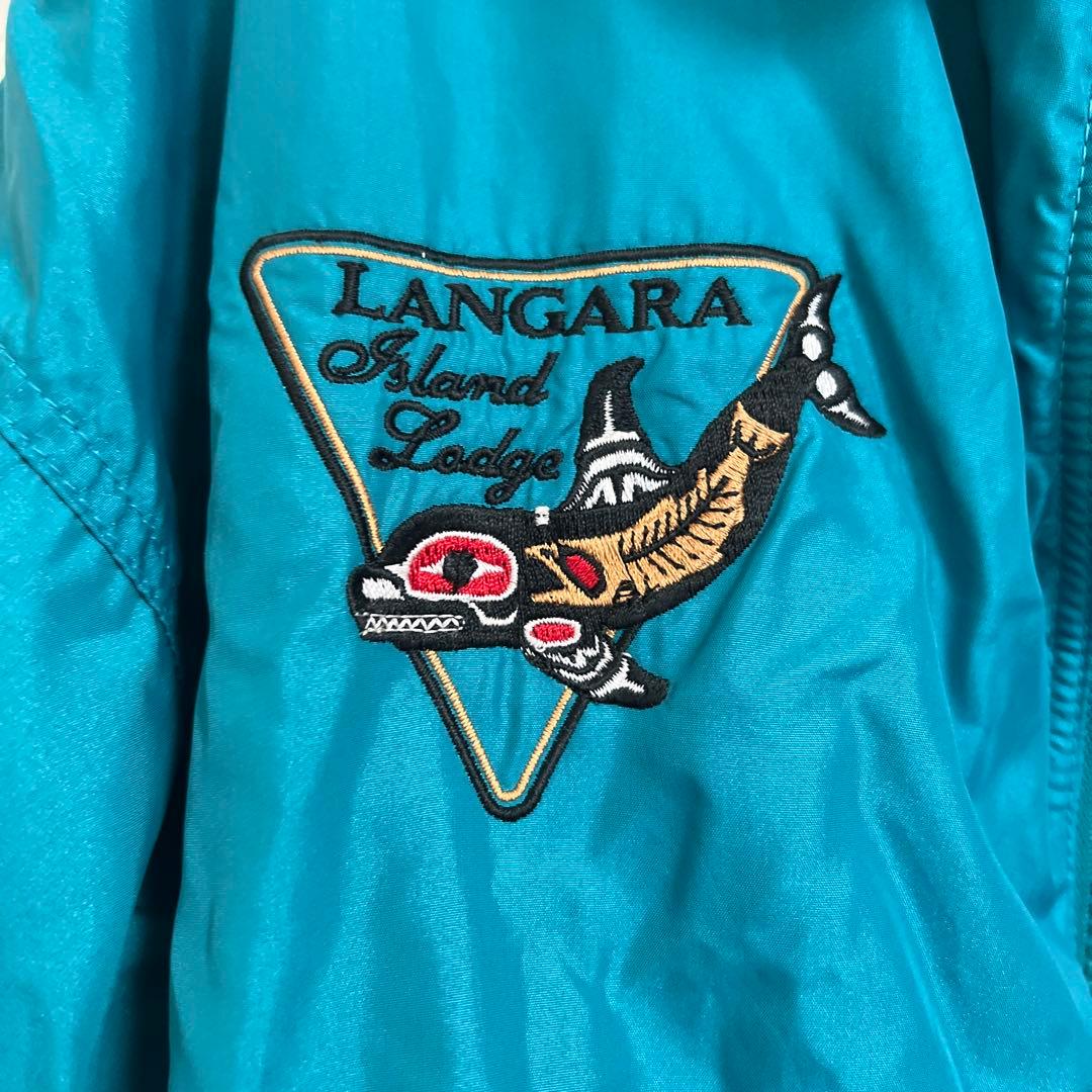 パタゴニアターコイズ ナイロンボンバージャケット